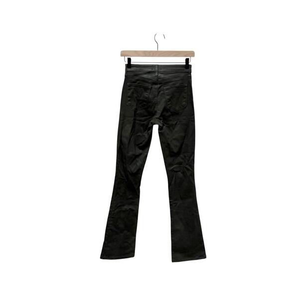 L'AGENCE Beatrix Army Coated High-Rise Flared Pants Women’s Size 24‎ - Picture 10 of 11